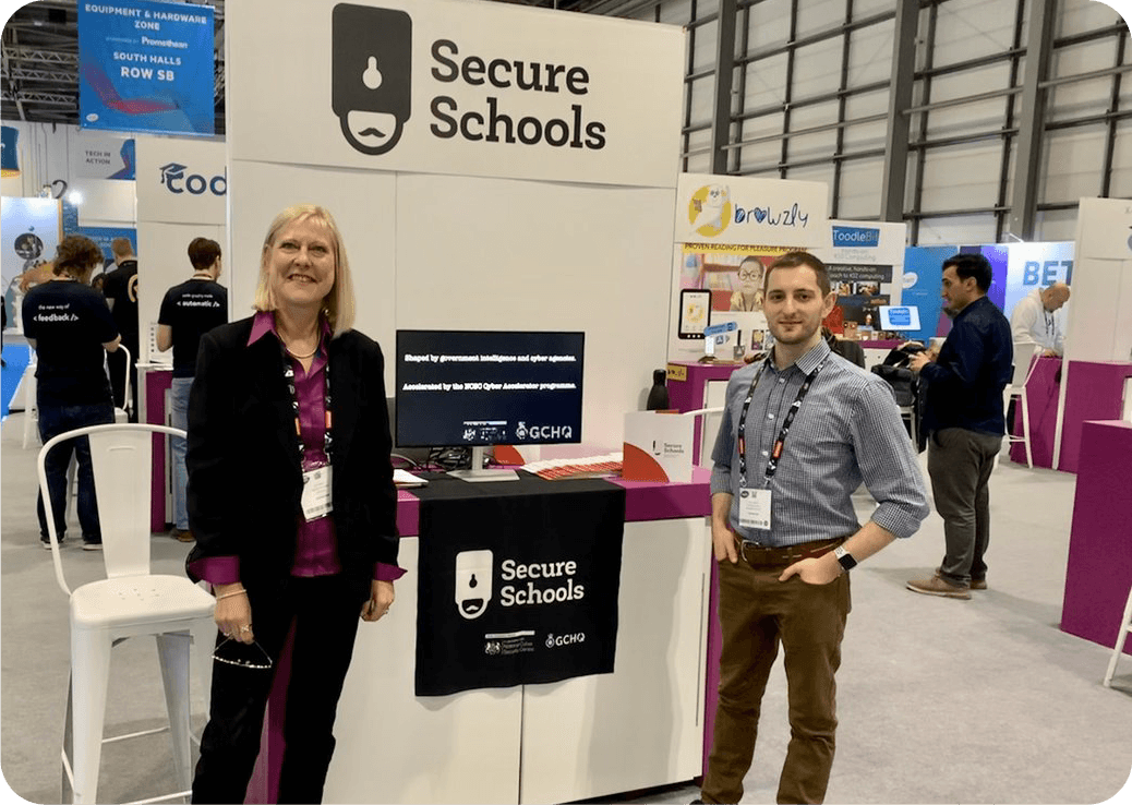 The Secure Schools platform on show, accelerated by the NCSC Cyber Accelerator